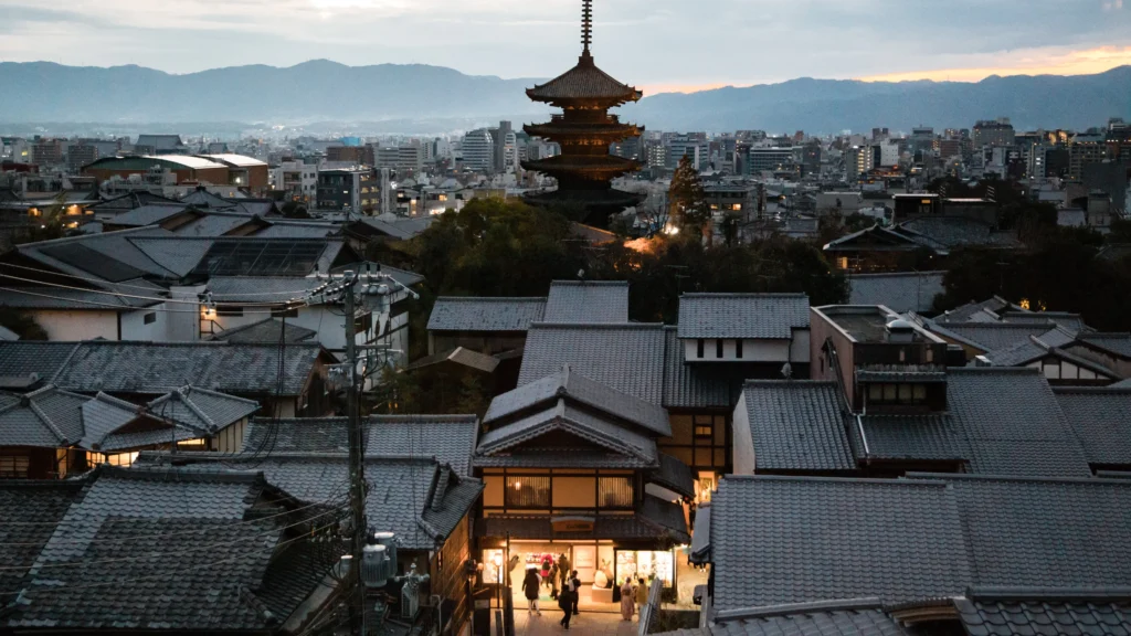 参观京都日本住宿