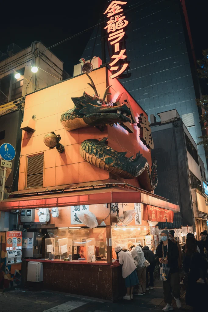 大阪道顿堀夜景