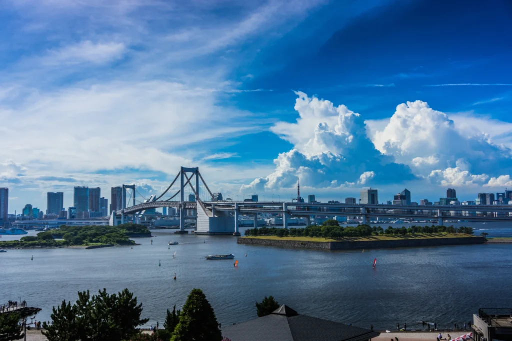 东京台场海湾全景